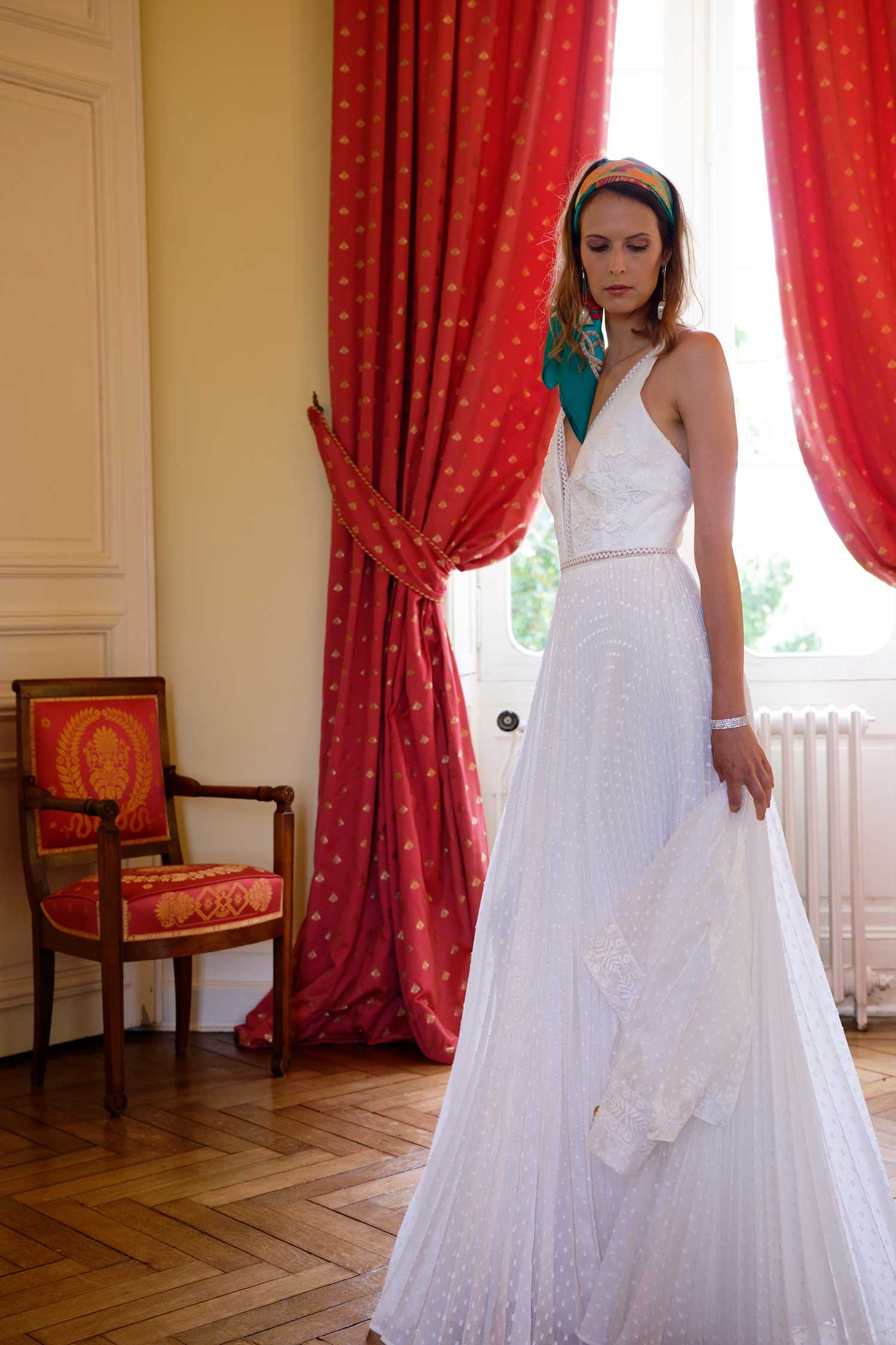 Atelier Manon Pascual, robe de mariée , collection couture 2021, Arielle