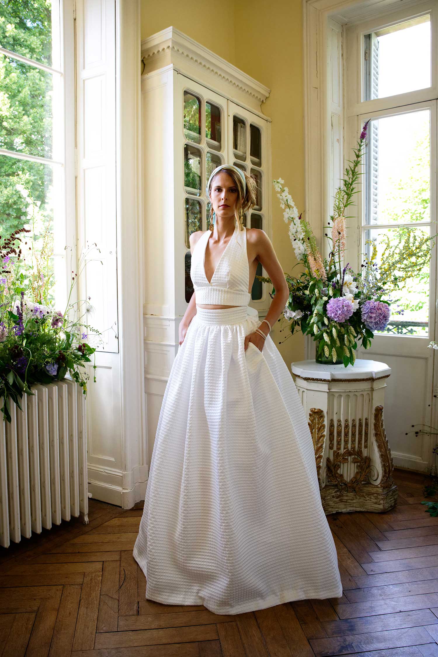 Atelier Manon Pascual, robe de mariée , collection couture 2021, Hortence