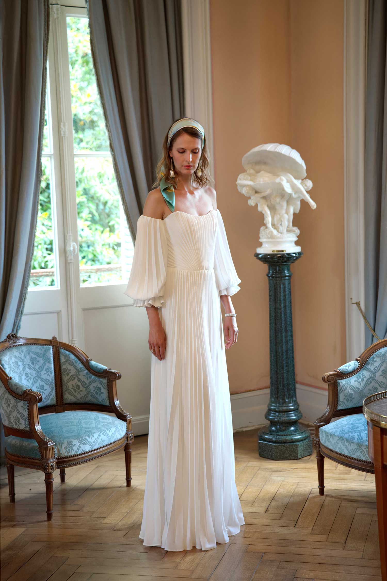 Atelier Manon Pascual, robe de mariée , collection couture 2021, Belle