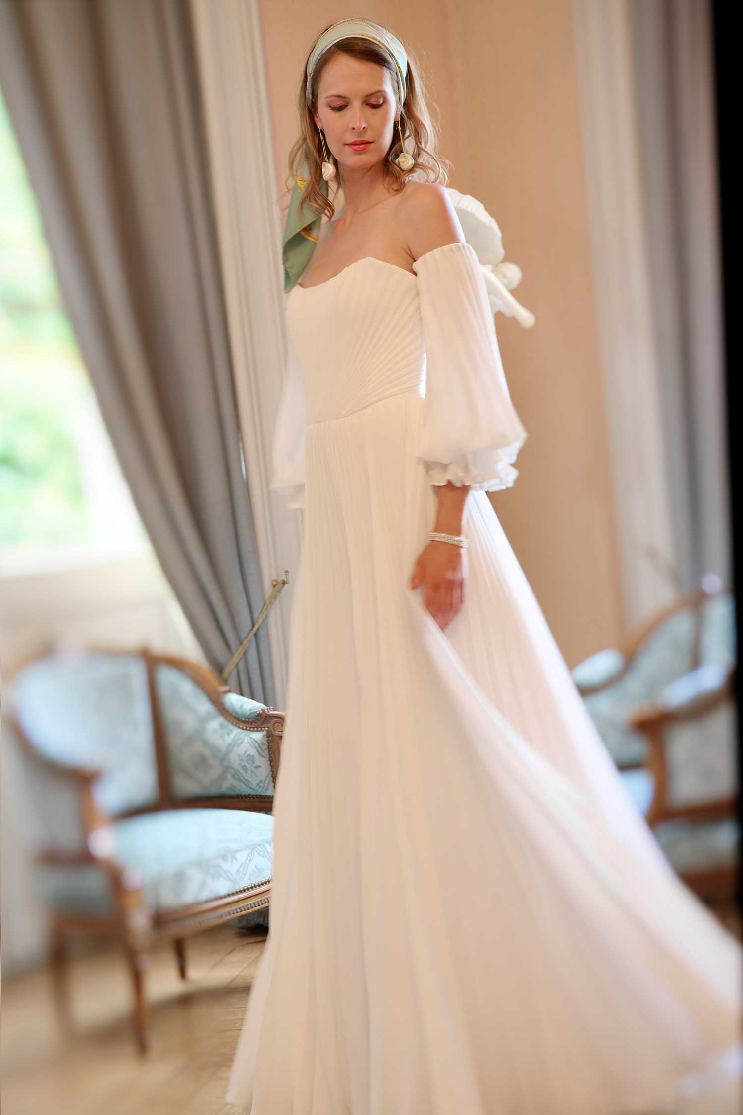 Atelier Manon Pascual, robe de mariée , collection couture 2021, Belle