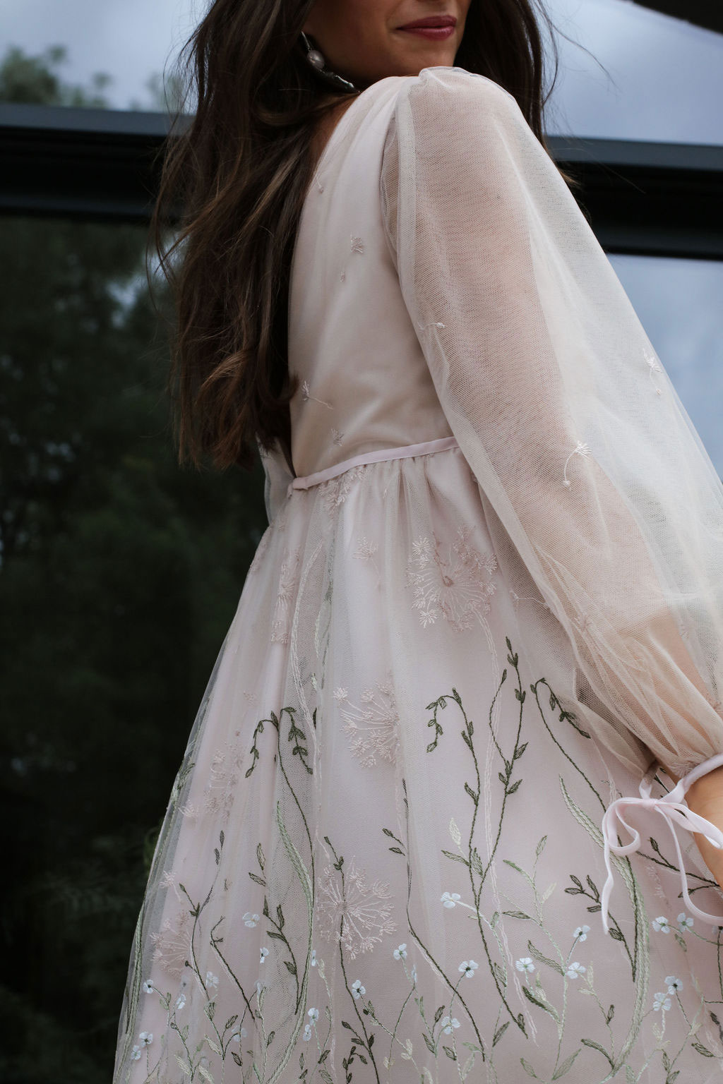 Noéline. Robe de mariée rose par Manon Pascual